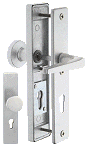 Haust�rbeschlag Aluminium Dr�ckergarnitur Haust�r Beschl�ge Tora Alu