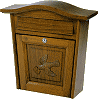 Holz Briefkasten rustikal