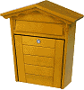 Holzbriefkasten rustikal