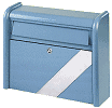Holz Briefkasten Edelstahl