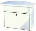 Holzbriefkasten Edelstahl