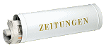 Stahl Zeitungsrolle Weiß