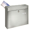 Zaunbriefkasten Edelstahl