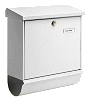 Briefkasten mit Zeitungsrolle