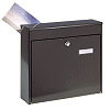 Zaunbriefkasten braun