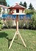 Vogelhäuschen Holz Vogelhaus mit Standfuss