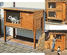 Hasenstall Holz Kaninchenstall
