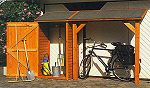 Gartenschrank mit Schleppdach