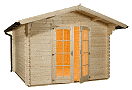 Blockbohlenhaus Gartenhaus 34 mm Blockbohlenh�user Gartenh�user Blockbohlengartenhaus