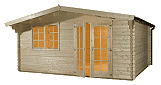 Blockbohlenhaus Gartenhaus 34 mm Blockbohlenh�user Gartenh�user GartenBlockbohlenhaus