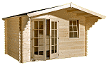 Blockbohlenhaus Gartenhaus 44 mm Blockbohlenh�user Gartenh�user Holzgartenhaus