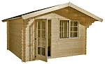 Blockbohlenhaus Gartenhaus 44 mm Blockbohlenh�user Gartenh�user Holzgartenhaus
