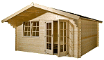 Blockbohlenhaus Gartenhaus 44 mm Blockbohlenh�user Gartenh�user Holzgartenhaus