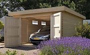 Holzgarage Flachdach Holzgaragen Flachdachgarage