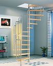 Spindeltreppe g�nstig Spindeltreppen Stahl-Holz g�nstige Sparspindeltreppe