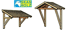 Vordach Holzvordach Haust�rvordach Sattelvordach Walmvordach Holz-Vord�cher Baus�tze Satteldach